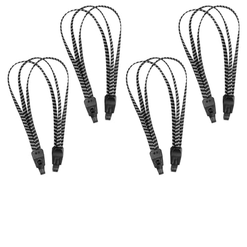 OSDUE 4 Stücke Gepäckspanner,65cm Fahrrad Spanngurt Elastische Expander...
