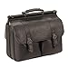 Solo D5353 Executive Leather Briefcase, 16-Inch, 16 1/2-Inch x 5-Inch x 13-Inch, Espresso