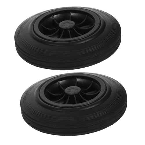 Roues de poubelle caoutchouc haute resistance pour deplacement fluide