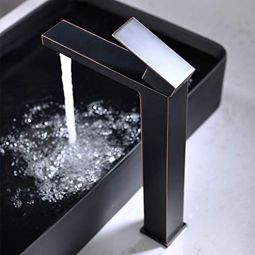 Robinet de lavabo mélangeur eau chaude froide chrome pour vasque - 3