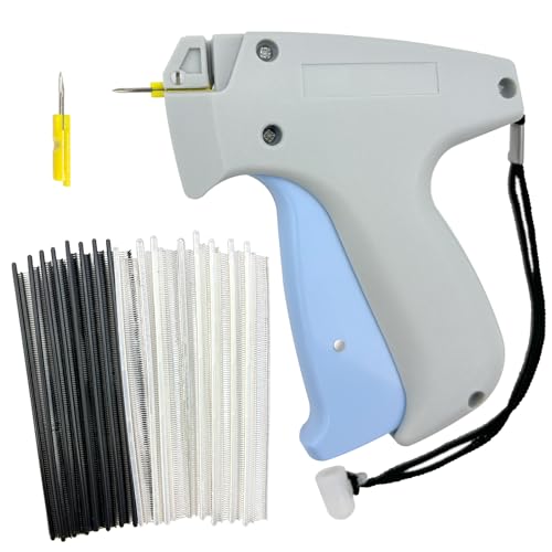 Pistolet à Points Pour Vêtements - Avec 1000 Attaches Noires, 1000 Blanches & 6 Aiguilles - Réparation Rapide