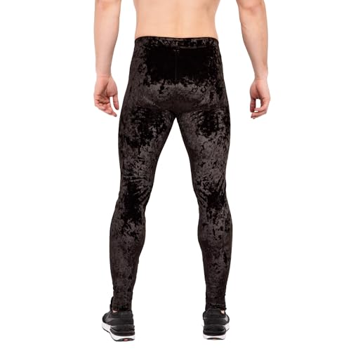 Kapow Meggings Velvet Material Mens Leggings2