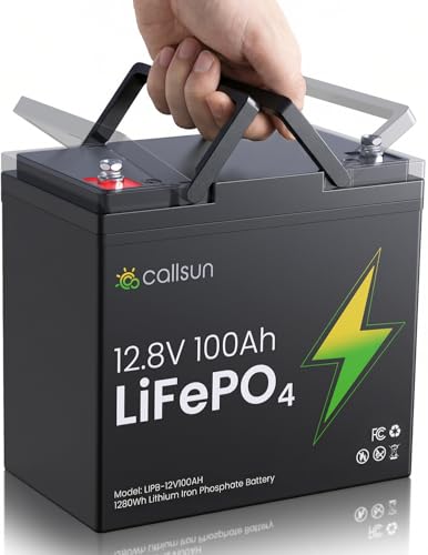 Callsun 100Ah LiFePO4 battery for marine use