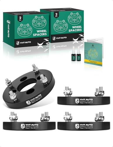 YHTAUTO 4x110 to 4x156 mm Wheel Adapters 1 Fits Honda Suzuki & Arctic Cat Models Foreman 400 DS450 Quest 500 Tire Adapters w/ M12x1.25 & 12.9 Grade Studs 74 mm Bore 4 Lug 4PCS