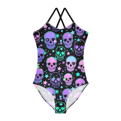 Image of CaTaKu Girls Swimsuits One Piece Bathing Suits Toddler Summer Beach Swimsuits Girls Swimwear 2-8 Years