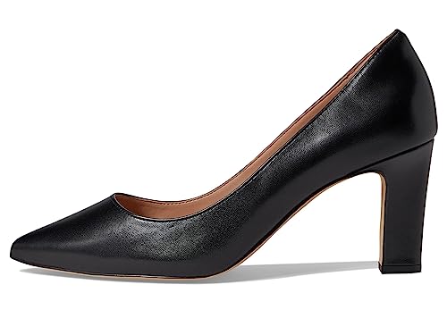 Cole Haan Cole HAAN Womens Mylah Heel Pump 75MM, Black Leather, 7.5 B US