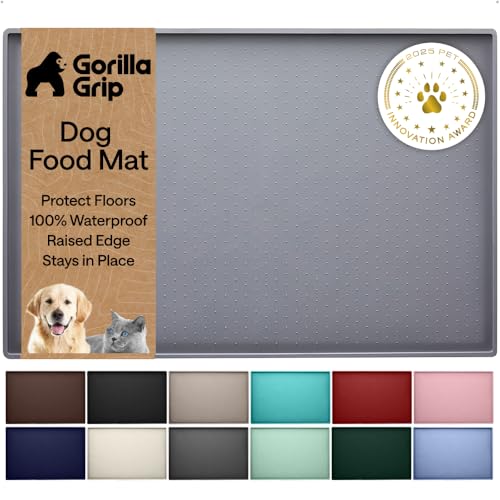 GORILLA GRIP 100% Waterproof Raised Edge BPA Free...