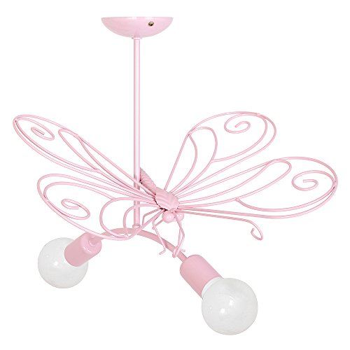 MOTYL II / Papillon ROSE CLAIR La chambre des enfants Plafonniers Lustres Cover