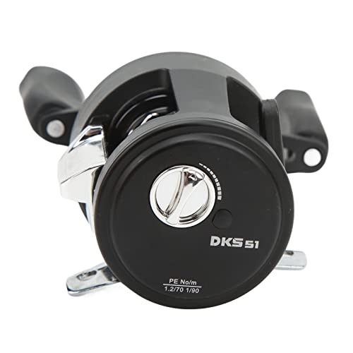 Carreto de Pesca, Roda de Metal NMB (DKS51 Mão Esquerda)