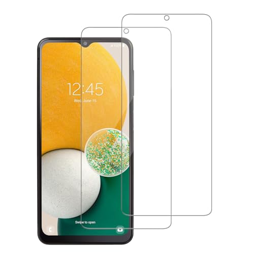 Heenjer 2 Pack for Samsung Galaxy A13 5G / A13 LTE/Galaxy A12 Screen Protector Tempered-Glass Micro-curved Edges Case Friendly Bubble Free HD Clear Easy Installation