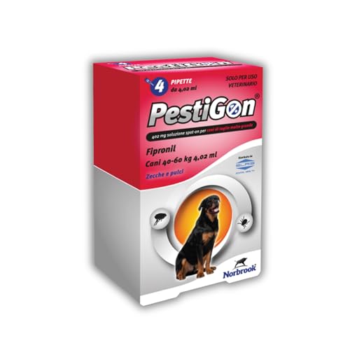 Pestigon Spot-On Pipette Antiparassitario Cani XL (40-60 kg) - Elimina
