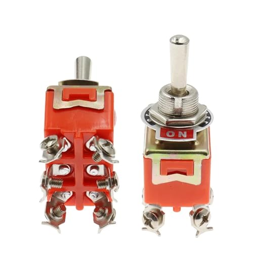 Interrupteur à bascule 3 positions E-TEN1322 pour sécuriser vos circuits 250V - 4