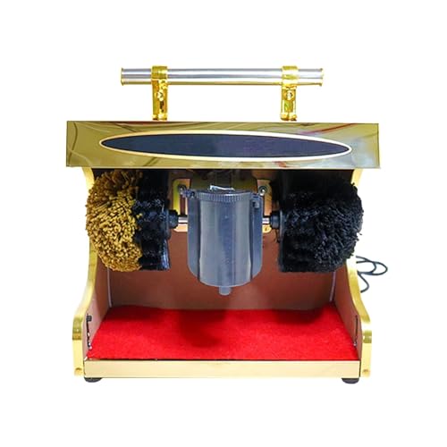 HACSYP Limpiabotas automático: máquina pulidora de Zapatos eléctrica doméstica con Cepillo Suave y Duro, for Uso Comercial en Family Hotel Bank
