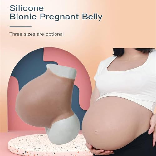 Pancia realistica in silicone per gravidanza, morbida e confortevole, ideale per attori e oggetti di scena cinematografici
