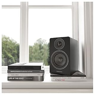 Alternative view of Acoustic Energy AE100 Paire d'enceintes d'étagère Noir satiné