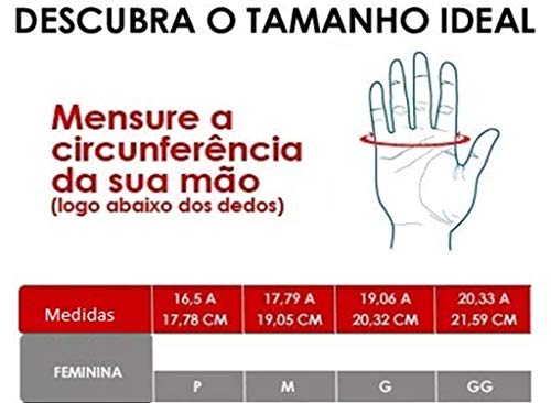 LUVA X11 BLACKOUT FEMININA VERAO C/PROTETOR PRETO TAM M