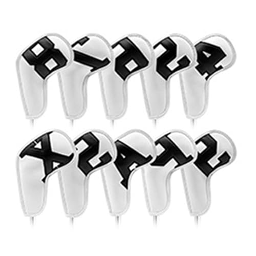 ウェッジカバーゴルフ - アイアンクラブプロテクター|耐久性のある防水スクラッチセット、男性用の10個のゴルフアクセサリー女性プレイヤー機器屋外コース - 運動ギフト