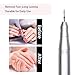 ERUIKA 10pcs Diamond Flame Cuticle Drill Bits Set, Professional Cuticle Nail Drill Bits for Dead Skin 3/32'' Nails Dry Manicure Pedicure Shape Remove Nail Salon Tools(Fine-F)