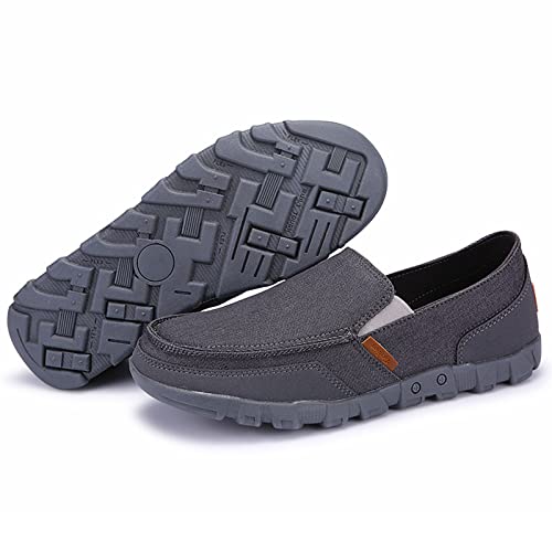 Men's Denim Cloth Slip On Orthopedic Flats Loafers Causal Lightweight Driving Walking Shoes Soft Outdoor Boat Shoes2