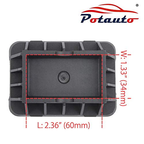 Image of Potauto Upgraded 51717169981 Car Jack Lift Pad Support compatible with BMW Mini 1M128i 135i 325i 328i 330i 335i 528i 535i 550i 640i 650i 740i 750i 760Li M3 M5 M6 E82 E90 E91 F01 F02 F07 F10 F13 Series