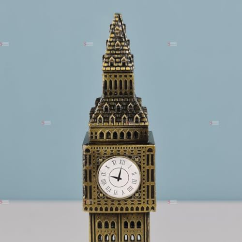 Image of SATYAM KRAFT 1 Pcs UK World Famous Building for Wedding Decorative Showpeice Idol for Home Decor, Living Room, Gifts, Desk Decor, Stand Holder, Office Desk, Tabletop (UK (The Big Ben))