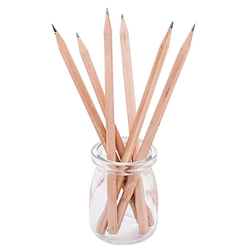 Hacoly 10 unidades Natural Madera HB dibujo Lápices