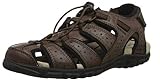Obermaterial: Synthetik Geox Herren UOMO SANDAL STRADA B, Braun (Brown C0013), 43 EU