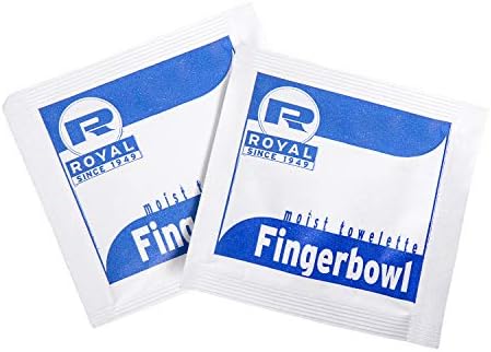 Royal Moist Wet Wipe Towelette, Individually Wrapped, Package of 100