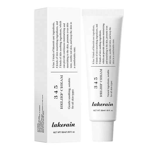 345 Repair Cream, Crema Reparadora Intensiva, Crema Hidratante Calmante, 345 Crema de Reparación, Crema Facial, Crema hidratante para el Acné Facial, Hidratante, Reparadora de la Piel