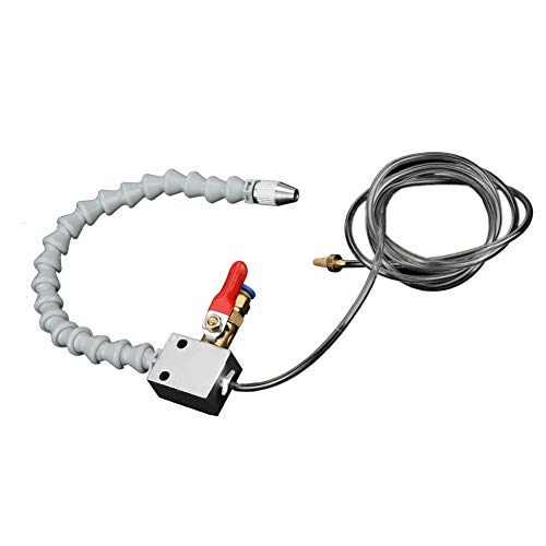 Nebel-Kühlmittel-Kühlsprühgerät-Sprühdüse Nebel-Kühlsystem Für Graviermaschine Drehmaschine (Weiß)