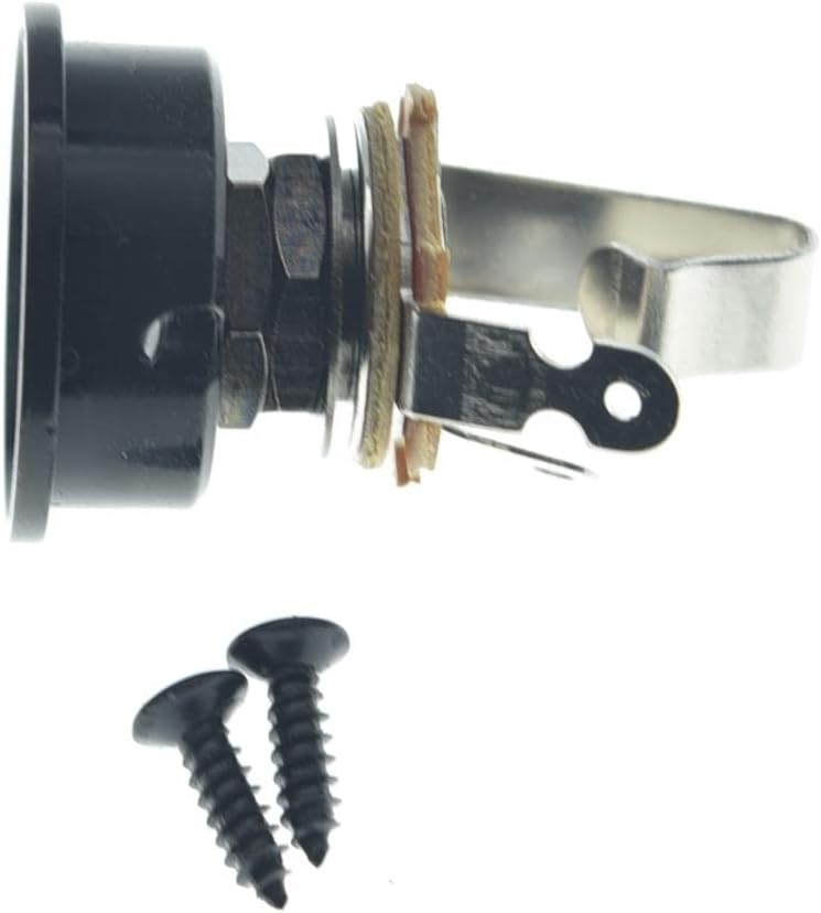 6,35mm rechteckiger Mono-Gitarren ausgang Jack Plate Input Guitar Jack Sockel fü