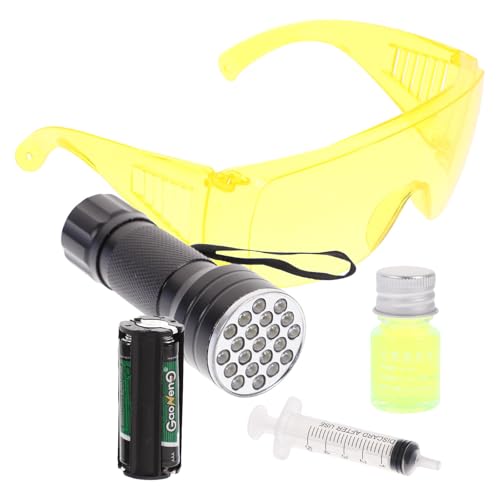 Kit de detección de fugas UV Tofficu para aire acondicionado de coche en verano