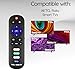 Ceybo OEM Remote Control for TCL Roku TV No Pairing Includes Volume Control Buttons & Netflix, Hulu, Roku Channel
