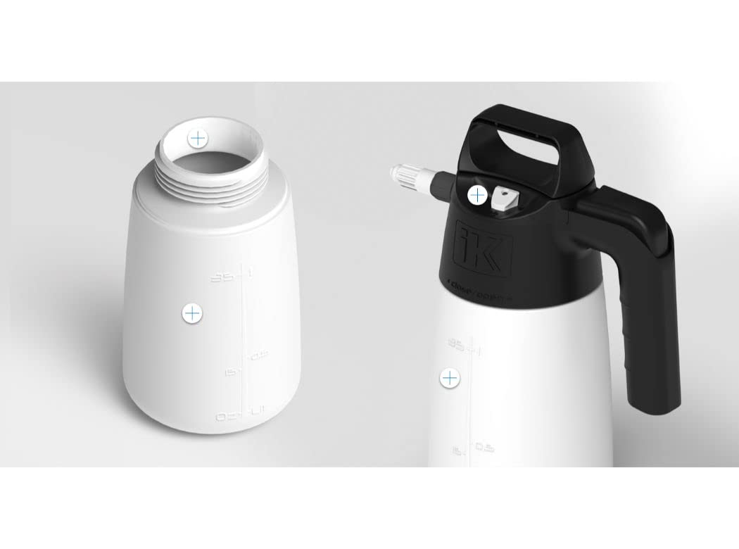 iK Pulvérisateur à main multi-produits chimiques industriels – Pulvérisateur de nettoyage industriel – 1,5 l
