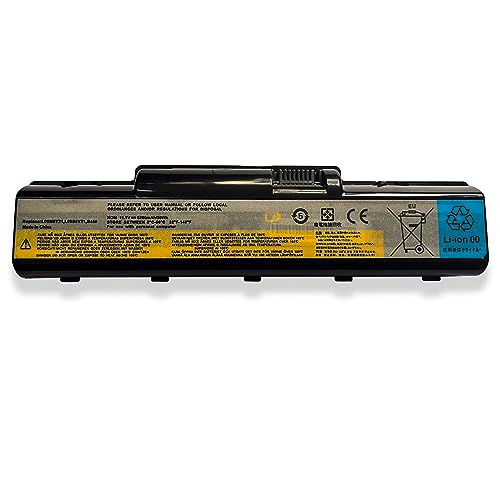 Batería para portátil L09M6Y21 L09S6Y21 Compatible con Lenovo IdeaPad Serie B450 B450A B450L (11,1 V, 5200 mAh/58 WH) 121000866