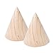 Produktbild Backbayia 2 Stücke Naturholz Schmuckablage Kegelform Schmuckständer Ringehalter Schmuck Organizer