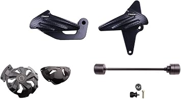 T-Rex Racing No Cut Frame Front Axle Sliders Case Cover Spools for Kawasaki 2011-2016 Ninja 1000 / Z1000SX