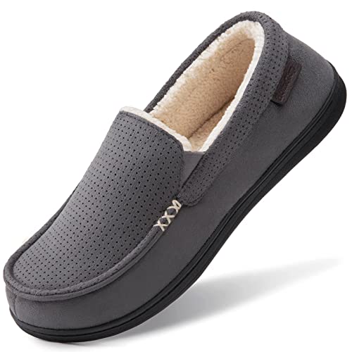 HomeTop Classic Moccasin Memory Foam