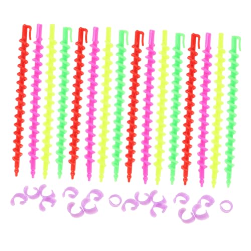 Healvian 26Pcs Spiral Hair Perm Rods Cold Wave Curling Rollers for Easy DIY Curls for Home and Salon Use Create Stunning Waves Without Heat