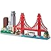 JXRLMB Architecture Skyline Collection San Francisco 4574PCS Micro Mini Blocks Building Set 3D Puzzle Model Kit as Toys Gifts for Adults and Kids