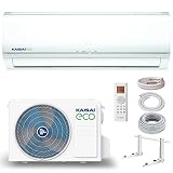 Kaisai ECO Split Klimaanlage 7,0 kW 24000 BTU, für bis zu 100 qm, WiFi Ready Invert Klimagerät Split, A++ Kühlen, A+ Heizen, inkl. MontageSet, Kältemittel R32, Fernbedienung