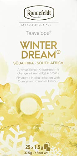 Ronnefeldt Teavelope "Winterdream" - Kräutertee mit Orangen-Karamellgeschmack, 25 Teebeutel, 37,5 g