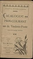 Catalogue Prix-Courant de Timbres-Poste. B003MSGDJ4 Book Cover
