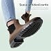 Imagen de DREAM PAIRS Botas de Agua Mujer Chelsea Zapatos de Lluvia Impermeable Wellington Botines de Goma de Moda Flexible y Antideslizante