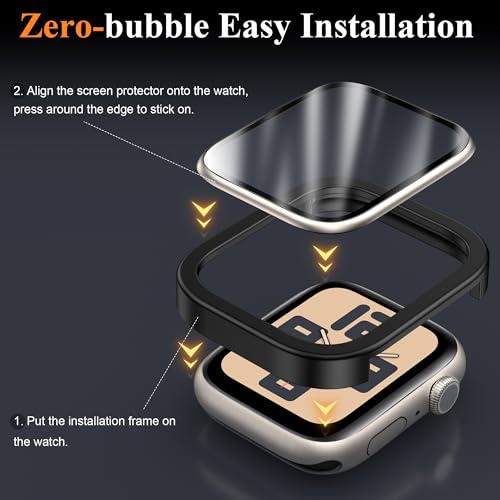 Image of Mr.Shield (2 Pack) Screen Protector for Apple Watch Series 6 5 4 44mm