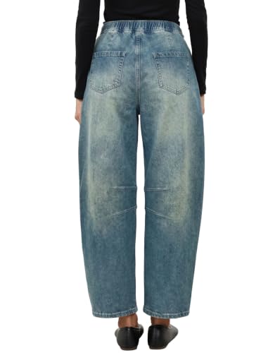 Barrel Jeans Women Boyfriend Baggy Jeans - image 5
