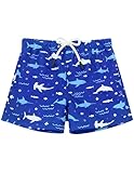 Sarfel Toddler Boys Swim Trunks 3T, Navy Blue Sharks