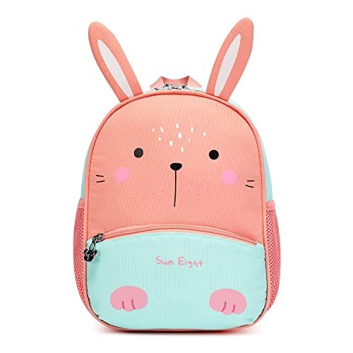 Sun Eight Toddler Backpack For Girls Kids Backpack Cute 3D Rabbit School Bag For Baby Girl Boy For 1-5 Years Old #TOP2