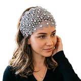 de encaje, con ojales de diamantes de imitación elásticos, vintage, con encaje floral ancho, para boda, ceremonia, , citas