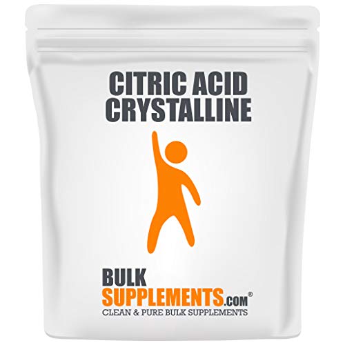 BulkSupplements.com Citric Acid Crystalline Powder - Citric Acid for Bath Bombs - Citric Acid for Cleaning - Citric Acid Food Grade (1 Kilogram - 2.2 lbs)